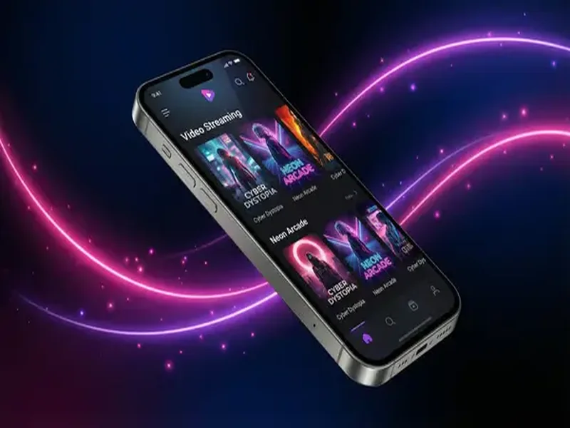 芒果视频手机客户端界面展示